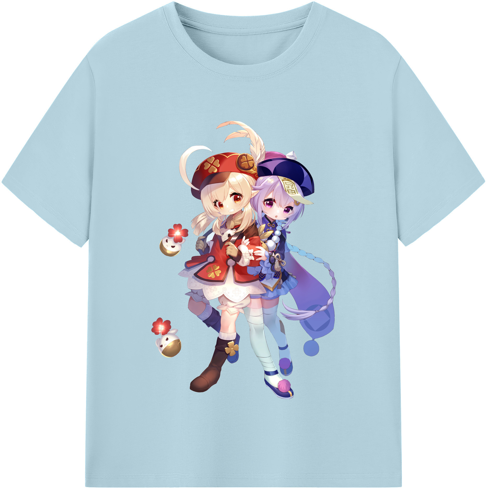 げんし神 七七 なな  genshin Nana 綿100％半袖Tシャツ（フロントプリント）